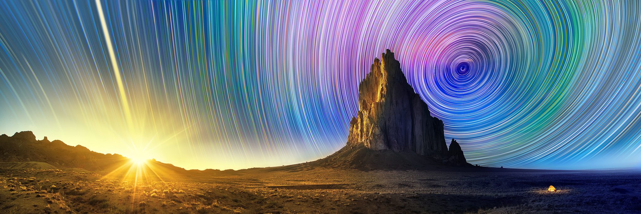 Empire of the Stars, Shiprock, NM, USA. Landscape photograph by Craig Bill, finalist in the Shoot The Frame Landscape photography award, March 2022