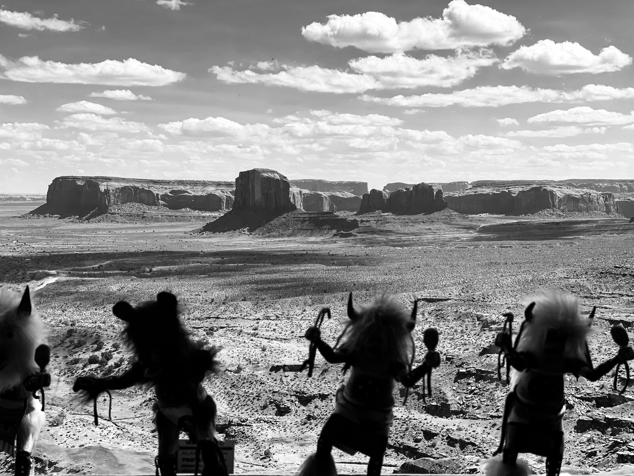 Kachinas In Monument Valley, Oljato-Monument Valley, AZ 84536, USA. Landscape photograph by Joshua Hollander, finalist in the Shoot The Frame Landscape photography award, March 2022