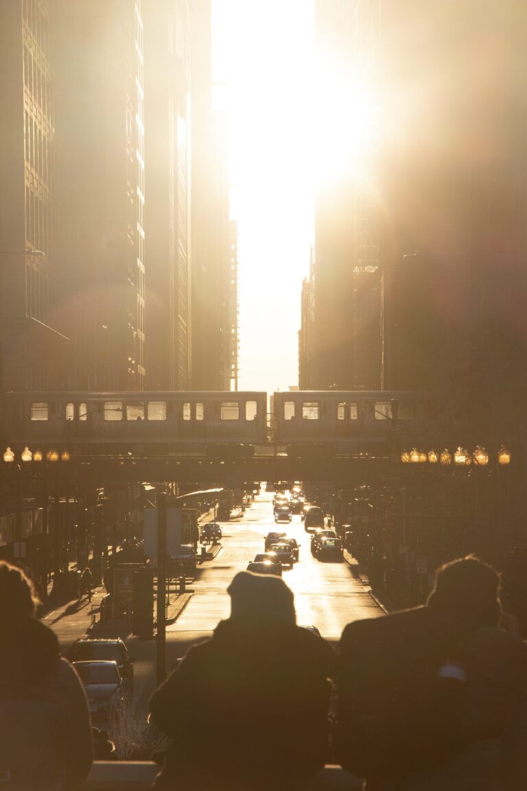 Sunset City, Chicago, IL, USA. Landscape photograph by Ron McKinley, finalist in the Shoot The Frame Landscape photography award, May 2022