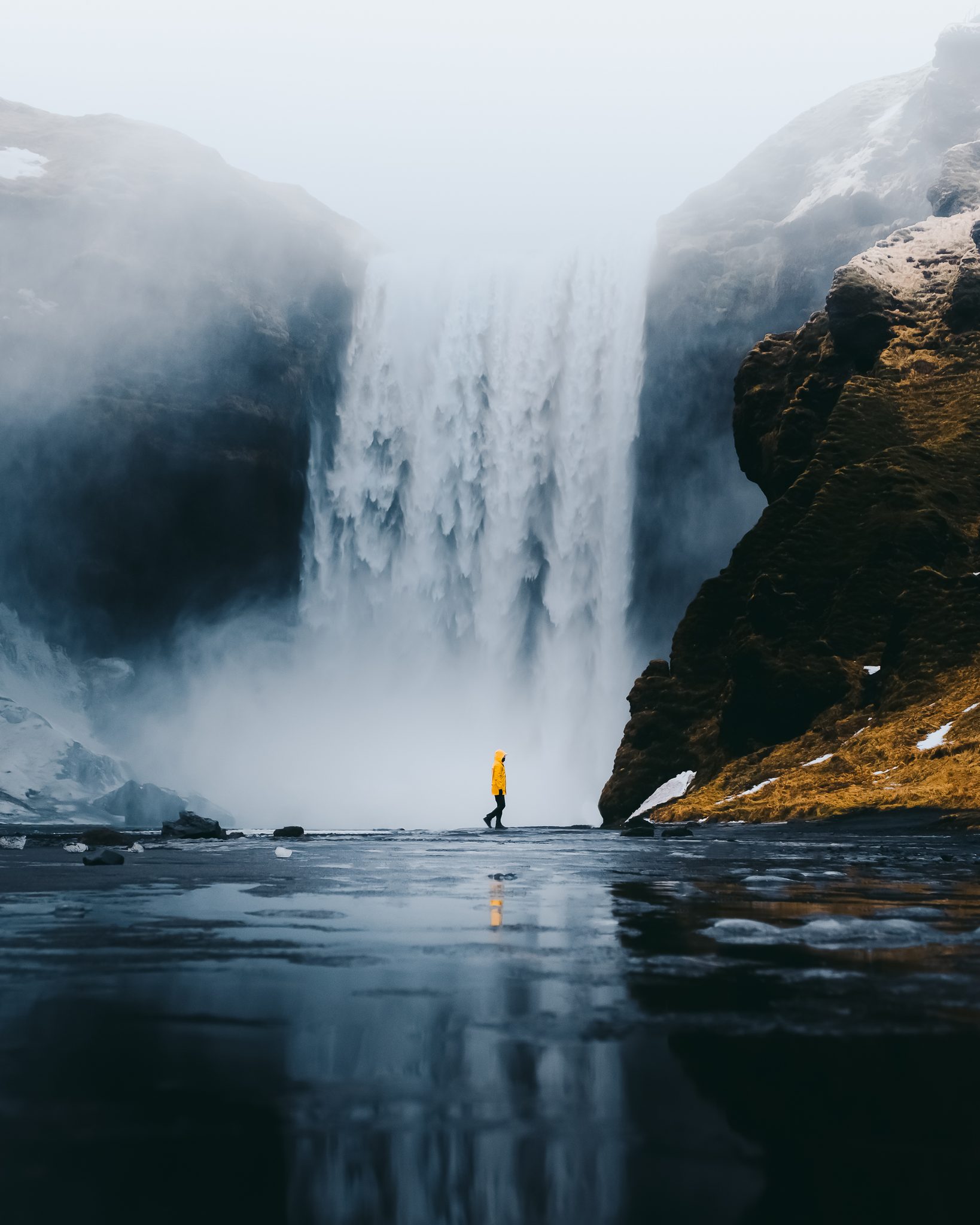 The scale, Islandia. Landscape photograph by Pawel Klempka, finalist in the Shoot The Frame Landscape photography award, March 2023