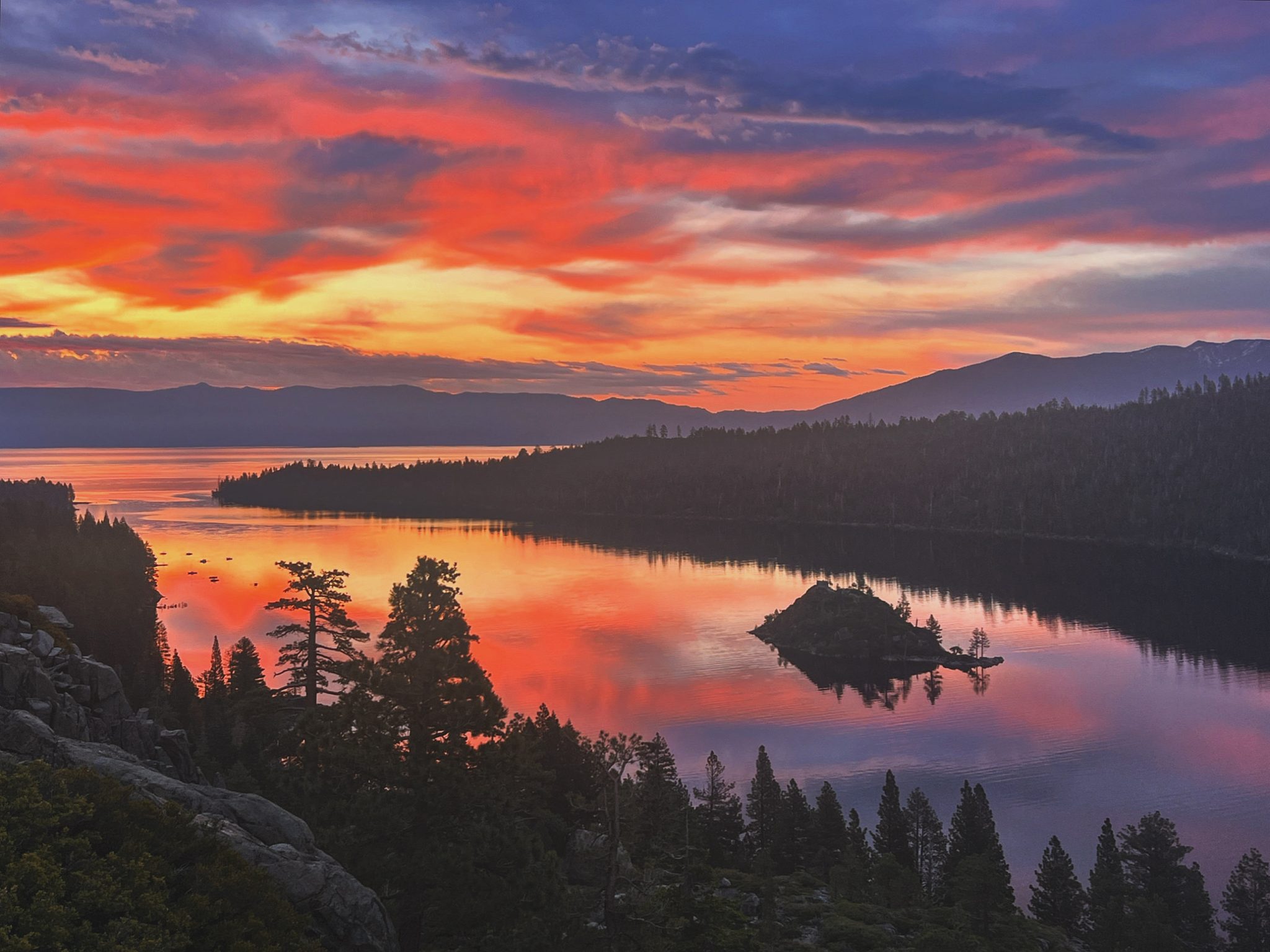 The Duende of Emerald Bay, Emerald Bay, CA 96150, USA. Landscape photograph by Michael Kennedy, finalist in the Shoot The Frame Landscape photography award, March 2024