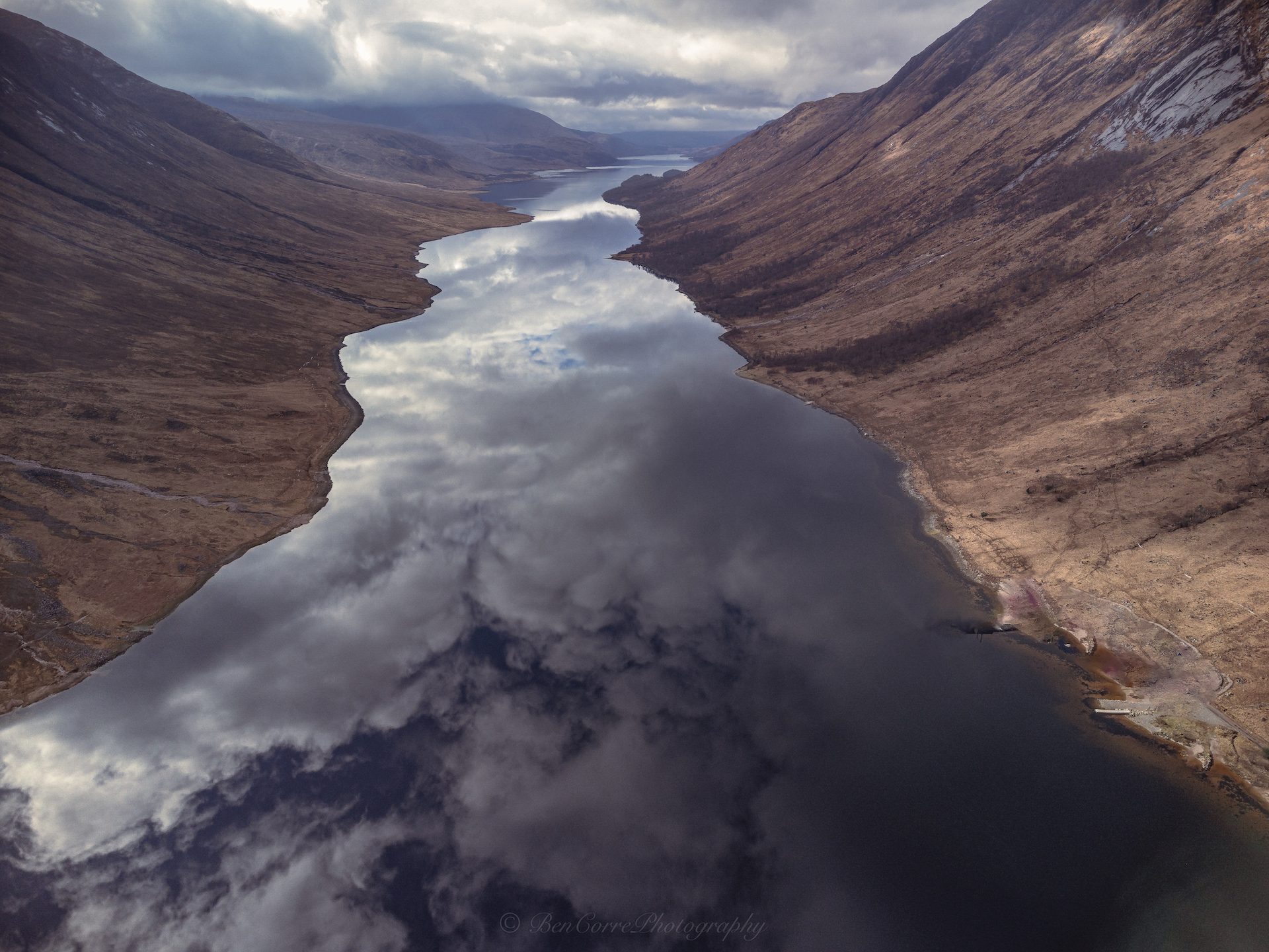 Sky in the Loch Scotland. Landscape photograph by Benjamin Corre, finalist in the Shoot The Frame Landscape photography award, May 2024