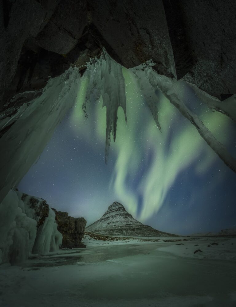 Night of the lights, Island. Landscape photograph by Markus van Hauten, winner of the Shoot The Frame Landscape photography award, August 2024