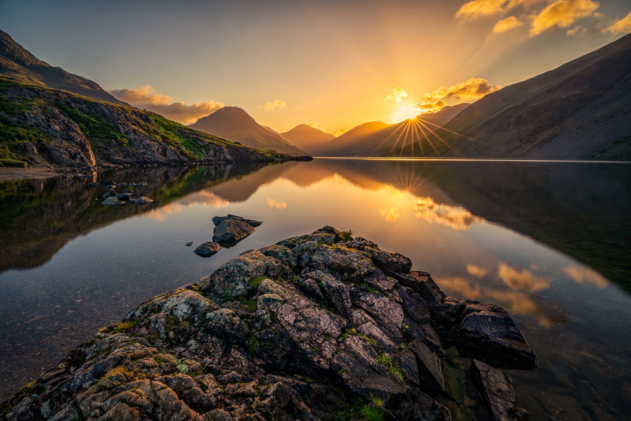 Radiant, Wastwater, Lake District, Uk. Landscape photograph by Mark Hetherington, finalist in the Shoot The Frame Landscape photography award, September 2024