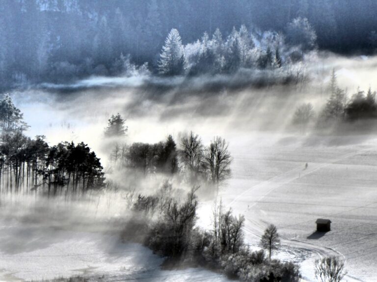A winter tale, Österreich. Landscape photograph by Evelin Juen, winner of the Shoot The Frame Landscape photography award, February 2025